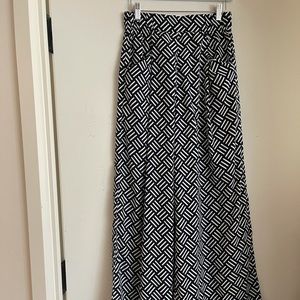 Zara Print Wide Leg Trousers